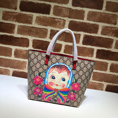 구찌 410812 Children's GG dolls and bows 토드 백 