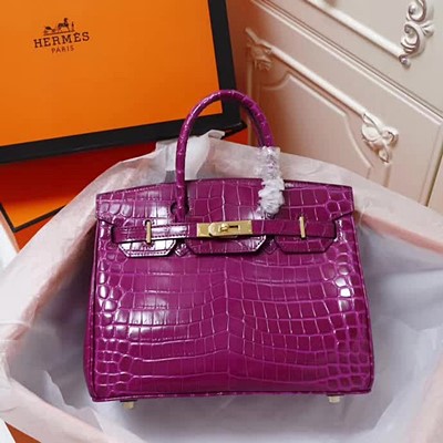 에르메스 크로커다일 버킨 CK67 Vert Fonce 30CM/35CM