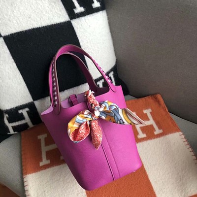 에르메스 피코탄 락 엡손 Tressage De Cuir bag PM