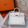 에르메스 크로커다일 버킨 CK67 Vert Fonce 30CM/35CM