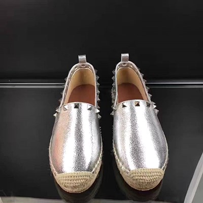 발렌티노 락스터드 에스파듀 실버