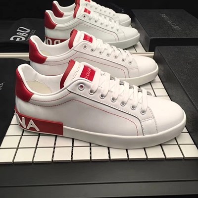 D&G 포르토피노 백로고 남성 스니커즈