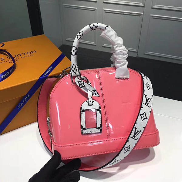 루이비통 알마 BB 모노그램 베르니 M54704  -체리