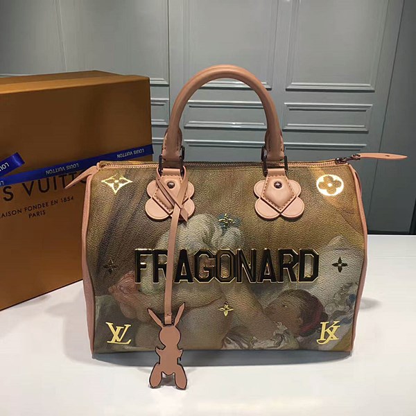 루이 비통 스피디 30 기타 캔버스 masters lv ⅹ 제프 쿤스 M43307