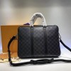 루이비통 다미에 그라파이트 캔버스 포르트-도큐멍 보야주 PM N41478
