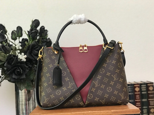루이비통 M43949 V tote MM 모노그램 핸드백