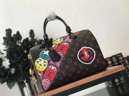 루이비통 M43505 모노그램 가부키 스티커 스피디 30 