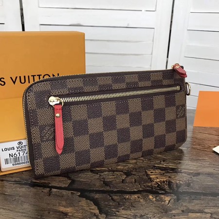 루이비통 핸드백 다미에 캔버스 complice trunks and 백s 월릿 n61740 레드