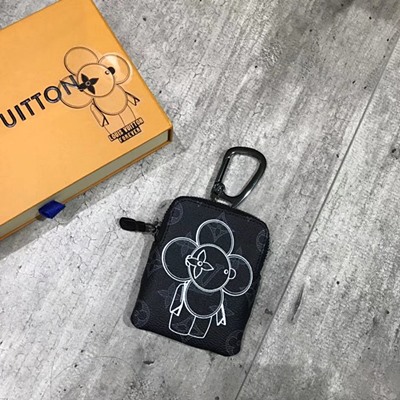 루이비통 모노그램 캔버스 월릿 43682 블랙