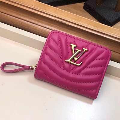 루이비통 뉴 웨이브 컴팩트 월릿 M63789 피치 레드