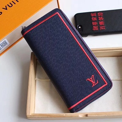 루이비통 지피 월릿 VERTICAL N93095 블루