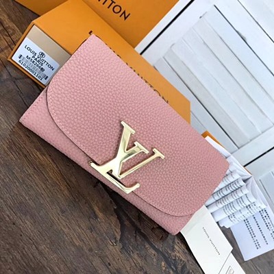 루이비통 비비안 LV 롱 월릿 M58266 핑크
