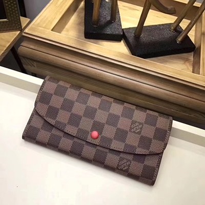 루이비통 다미에 캔버스 월릿 M63544 레드