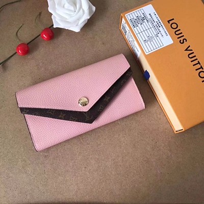 루이비통 모노그램 더블 월릿 M64317 핑크