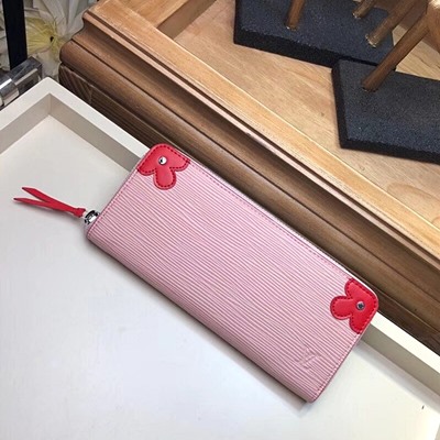 루이비통 에피 가죽 클레만스 월릿 M62967 핑크