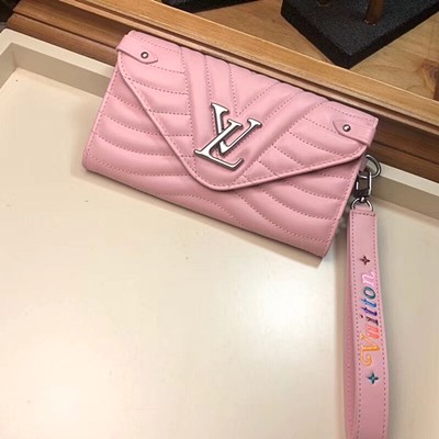 루이비통 뉴 웨이브 롱 월릿 M63298 핑크