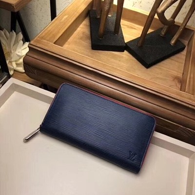 루이비통 에피 가죽 지피 월릿 67267 다크 블루