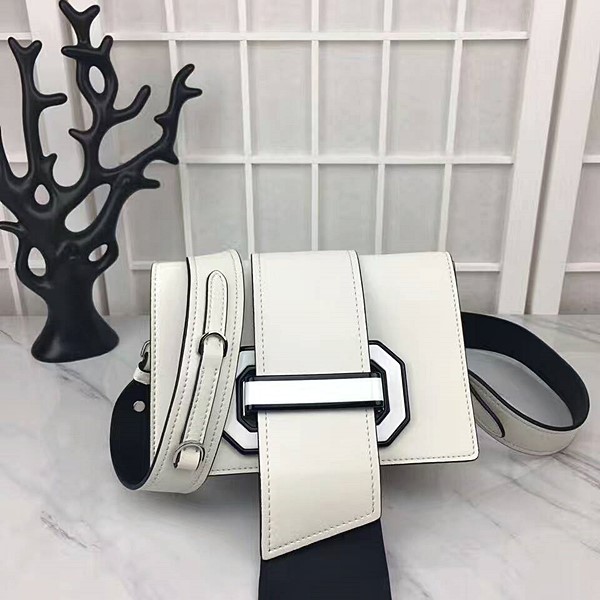 프라다 PRADA PLEX RIBBON BAG  1BD067  -화이트