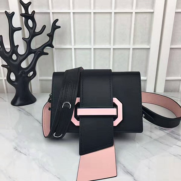 프라다 PRADA PLEX RIBBON BAG  1BD067  -블랙