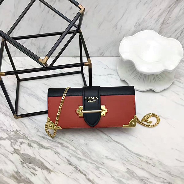 프라다 PRADA CAHIER BAG  1BF048  -레드