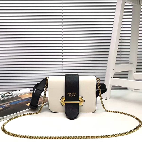 프라다 PRADA CAHIER BAG  1BF048  -화이트