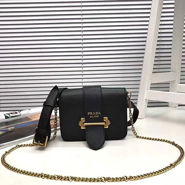 프라다 PRADA CAHIER BAG  1BF048  -블랙