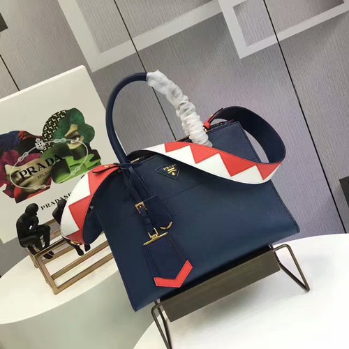 프라다 PRADA PARADIGME BAG  1BA102  -네이비