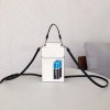 프라다 로고 패치 장식의 사피아노 미니백 1DH068