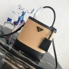 프라다 더블 미디엄 사피아노 토트 백 1BA212 블랙