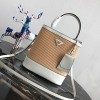 프라다 더블 미디엄 사피아노 토트 백 1BA212 화이트