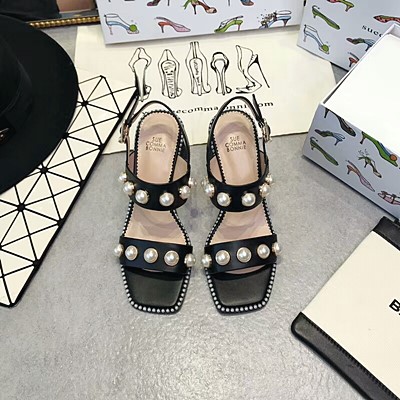 슈콤마보니 여성 샌들  블랙  6CM