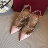 발렌티노 락스터드 여성 슈즈  10cm/베이비핑크