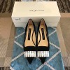 세르지오 로시 여성 힐  4.5cm/블랙