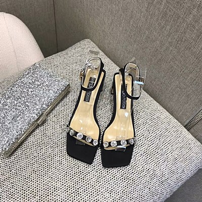 세르지오 로시 여성 샌들  블랙