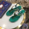 돌체앤가바나 여성 샌들  3.5cm/그린
