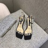 세르지오 로시 여성 샌들  블랙