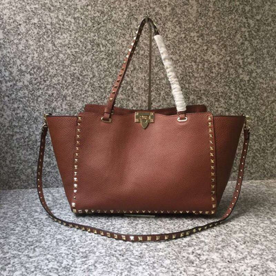 발렌티노 락스터드 라지 토드 0973 brown