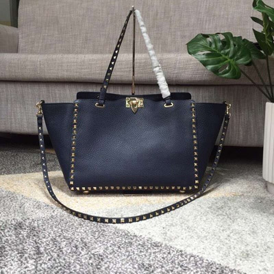 발렌티노 락스터드 라지 토드 0973 dark blue