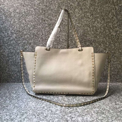 발렌티노 락스터드 라지 토드 0973 white