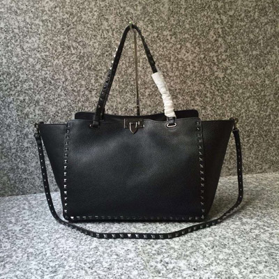발렌티노 락스터드 라지 토드 A0973 black