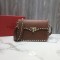 발렌티노 락스터드 가죽 메신져 0936B brown
