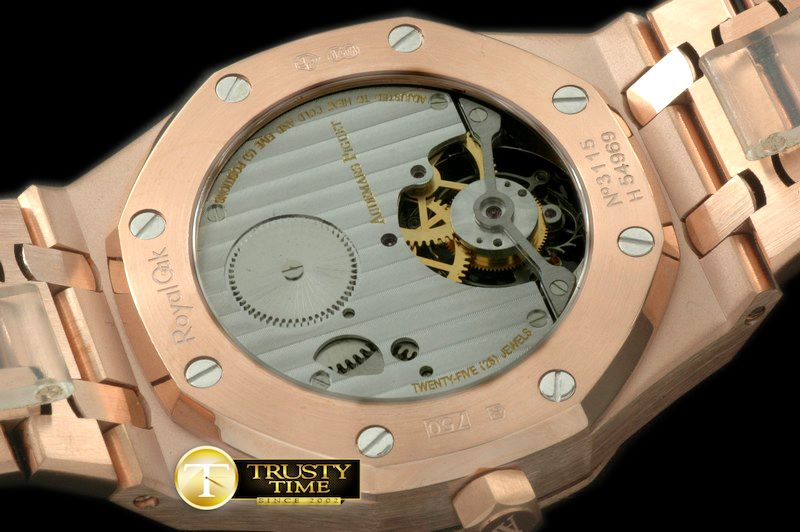 오데마피게 Royal Oak Tourbillon RG/RG Diam White Real Tourbillon -AP0226A
