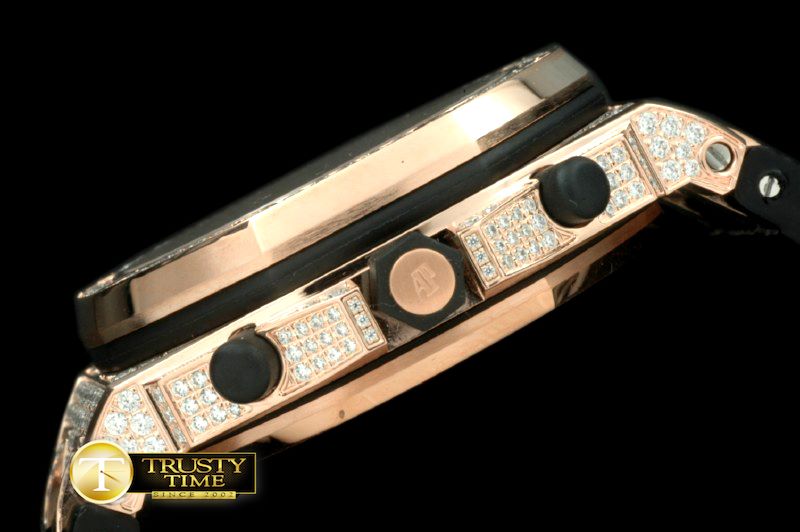 오데마피게 Royal Oak Chrono SS/LE Rose Gold Bling A7750 -AP0242