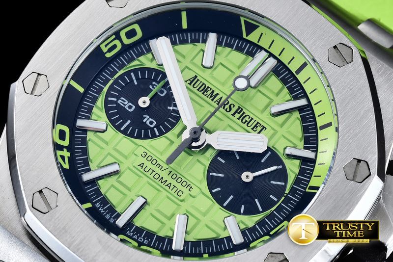 오데마피게 AP Offshore Diver Chronograph LGreenSeiko VK64 -AP0330