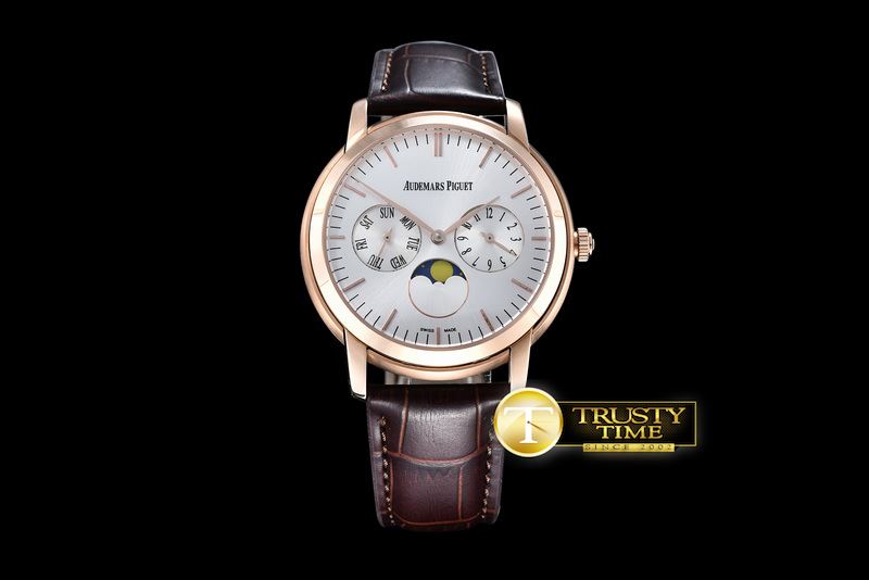 오데마피게 Jules Audemars Pert. Calendar RG/LE White Jap MY9015 -AP0353B
