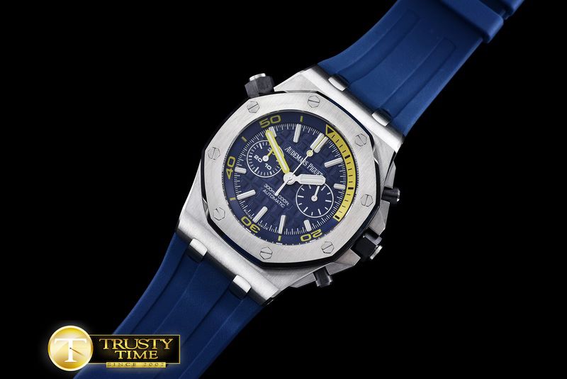 오데마피게 Royal Oak Offshore Diver Chrono SS/RU Blue Noob A3126 -AP0360