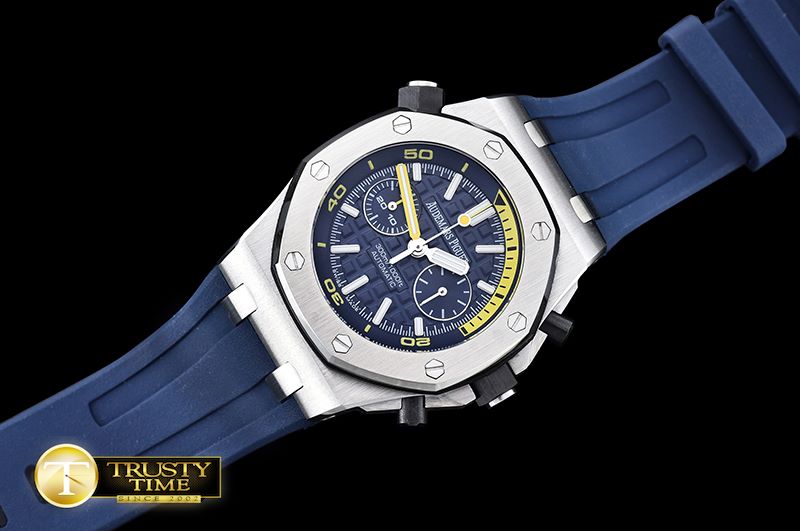 오데마피게 ROO Basel 2016 Diver Chrono SS/RU JHF Blue A7750 Mod31 -AP0383A
