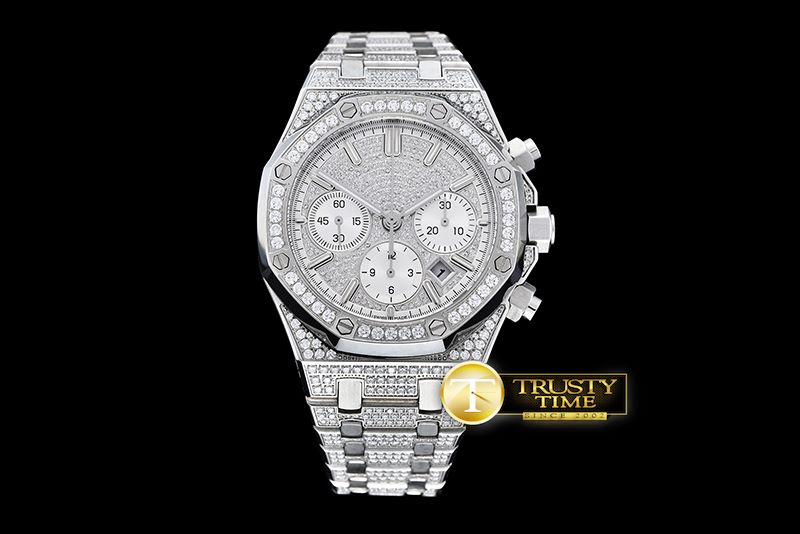 오데마피게 Royal Oak Chronograph 26322O SS/SS Diams A7750 -AP0385B