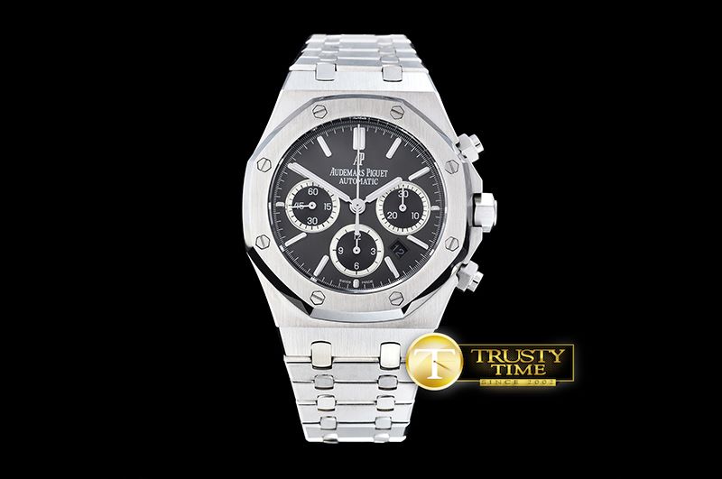 오데마피게 Royal Oak Chronograph 26320ST SS/SS Grey JHF A7750 -AP0386B