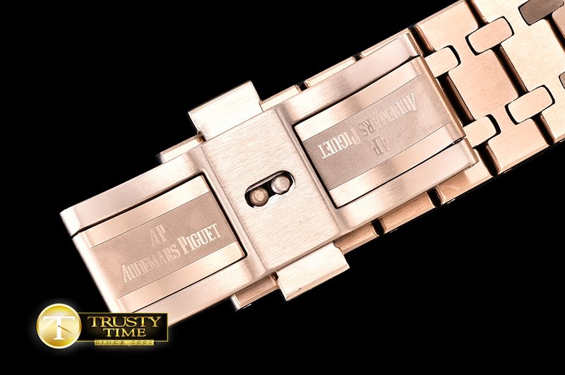 오데마피게 Royal Oak Chronograph 26320ST RG/RG White JHF A7750 -AP0387D